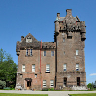 Brodick Castle, Isle of Arran. Extensive Research of all Interiors and Exterior Decoration by Ian & Michael Crick-Smith. Employer: University of Lincoln. Client: National Trust for Scotland.
