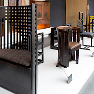 Completed December 2017.  An internationally significant collection of original Charles Rennie Mackintosh furniture for The Willow Tea Rooms Trust and the Glasgow School of Art