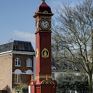 Highbury Fields Clock Tower, Islington.  Full paint research, analysis and consultancy on redecoration.  Client. Islington Borough Council