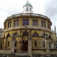 The Sheldonian Theatre Oxford. Interior Paint Research and Paint Analysis. Winner of the Oxford Preservation Trust Award for Building Conservation 2011. Employer:  Later phase only, University of Lincolon. Client: the University of Oxford Estate Services . Image Free Usage